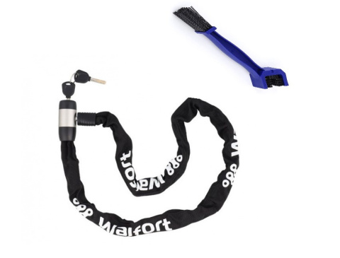 Zapięcie długie 2 kl 120cm osłona skuter rower szczotka