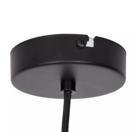 LED Lampa wisząca SUSAN 22cm E27 szara ceramiczna metal