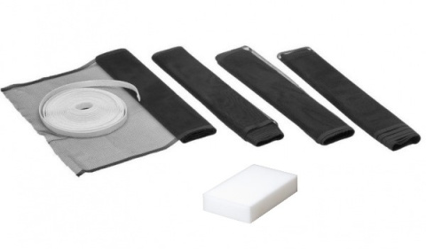 Moskitiera siatka owady drzwi obciążnikami gąbka magiczna