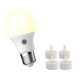 LED Lampa LED czujnikiem zmierzchu E27 4,9W 470lm  