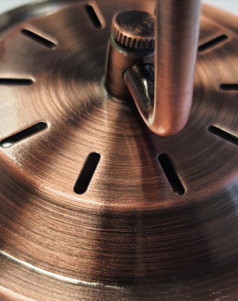 Mosiężny zaokienny obracany termometr wilgotnościomierz