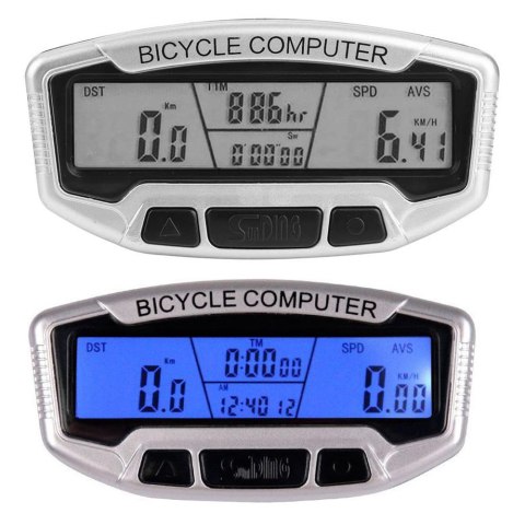 Licznik rowerowy wodoodporny LCD 28 funkcji rower