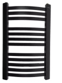 Grzejnik łazienkowy HALFA2 czarny łuk 75x48cm CO