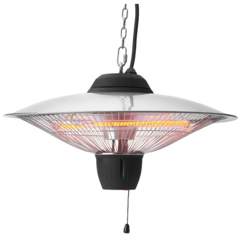 Ogrzewacz zewnętrzny 1500 W zawieszany ogród antresola oranżeria