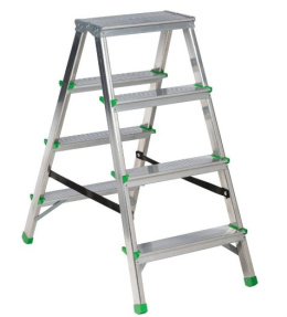 Drabina Taboret aluminiowa BET 80cm 4 stopnie robocza