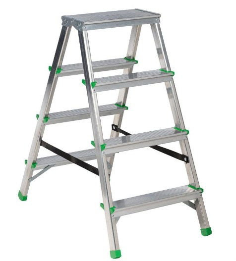 Drabina Taboret aluminiowa BET 80cm 4 stopnie robocza