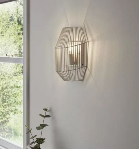 LED Lampa kinkiet Hera E14 biała ścienna dyskretna biel