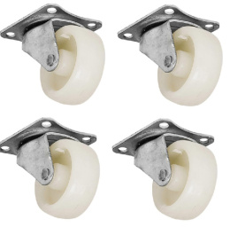 KOŁA nylon meblowe 30mm 15kg galwanizowane 4szt obrotowe