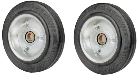 Koło gumowe wózka taczki 110kg 16cm łożysko 2szt