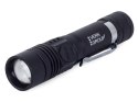 MOCNA Latarka taktyczna LED cree zoom XM-L T6 AKU ALU