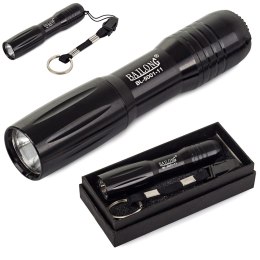 MOCNA Latarka mini dioda LED brelok na baterie ALU