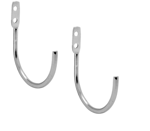 2szt Wieszak zagięty szatnia 4cm szer 1cm gł 4,8cm warsztat