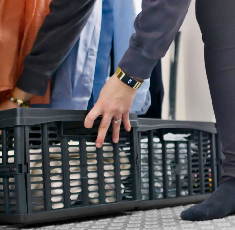 Skrzynka składana czarna BLACK 32 l lekki wygodny BOX