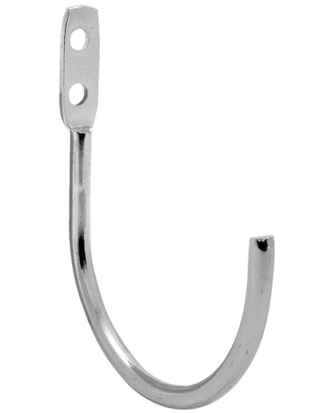 Wieszak zagięty szatnia 3,3cm szer 1cm gł 7,7cm warsztat