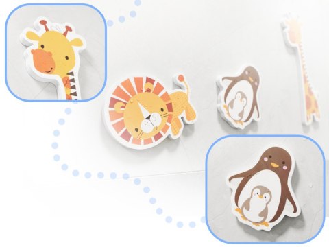 Zabawkowe Wodne Zoo - Piankowe Puzzle dla Dzieci z Motywami Zwierząt