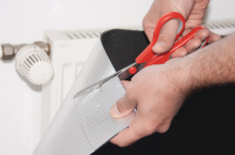 1m 60cm Ekran za grzejnikowy pianka 5mm ALU oszczędzaj