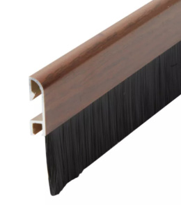 Listwa uszczelniająca FOXI ALU WOOD 1m drzwi szczotka 45mm