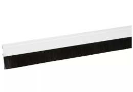Listwa uszczelniająca FOXI ALU WHITE 1m drzwi szczotka 45mm