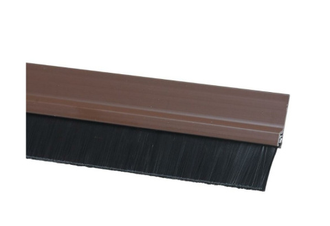 Listwa uszczelniająca FOXI BRONZE 1m drzwi szczotka 50mm