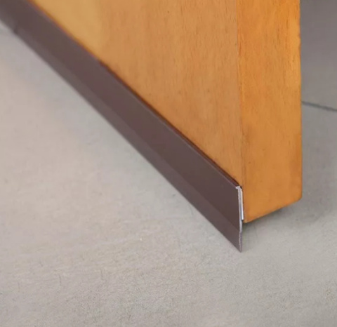 Listwa uszczelniająca FOXI BRONZE 100cm pełna naklejana