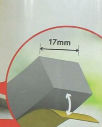 Uszczelka uszczelnia FOXI GREY 15m pianka z taśmą 17mm