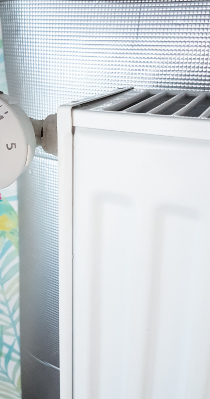 10,0m 110cm Ekran grzejnikowy pianka 5mm ALU odbija HOT