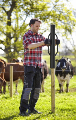 Osadzacz wbijacz słupki gospodarcze postaw płot 80cm 80mm