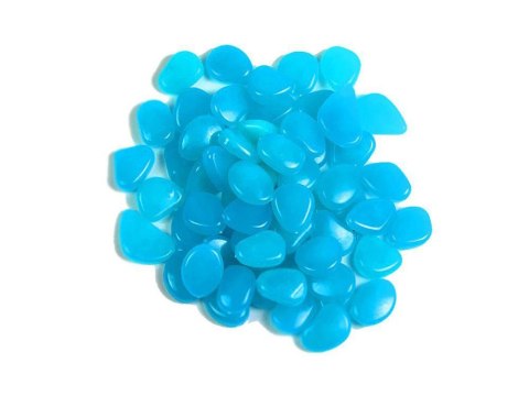 Kamyki ozdobne świecące fluor 100 Szt dekoracja nocna