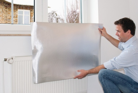 1,6m 50cm Ekran zagrzejnikowa pianka 3mm ALU połysk refleksyjna