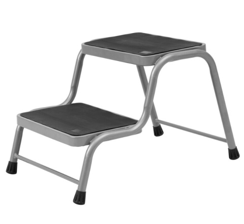 Podest roboczy dwustopniowy 150kg stal WYTRZYMAŁY