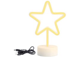 Nowoczesna lampka LED w kształcie gwiazdy - dekoracja wnętrz