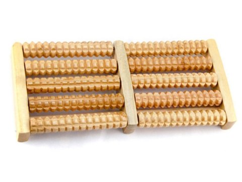 Masażer stópy drewniany roller 2x5 pomasujemy stopki ?