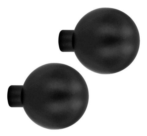 Gałka meblowa BLACK kulka 2,4cm szafki szuflady czarny