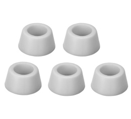 Odbojnik guma 2cm klamki brak obijania biały 5szt kompl