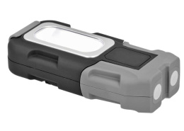 Lampka LED magnes haczyk wzmocniona AKU 200lm zimna 2W