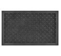 Wycieraczka ze sztucznej trawy 59x37cm z najazdem czarna