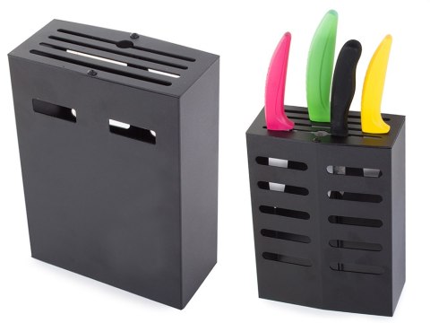 Metalowy stojak na noże do kuchni - organizer