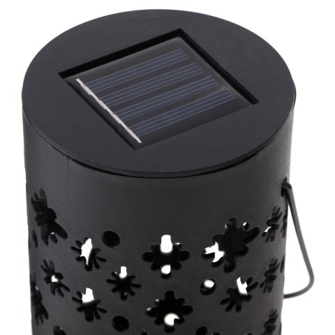 Nowoczesne lampy solarne w formie latarenek do ogrodu - 4 sztuki