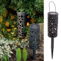 Nowoczesne lampy solarne w formie latarenek do ogrodu - 4 sztuki