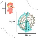 Kreatywne klocki magnetyczne z torami kulkowymi i dźwiękiem dla dzieci