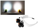 Lupa okulary zegarmistrzowskie naprawa 25x 20x LED wysoka