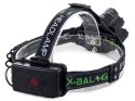 Latarka czołówka UV LED MOC 400m AKU wojsko USB ALU lotnicze