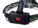 Latarka czołówka UV LED MOC 400m AKU wojsko USB ALU lotnicze