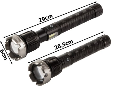  Wszechstronna i mocna latarka LED z zoomem - idealna na każdą wyprawę!
