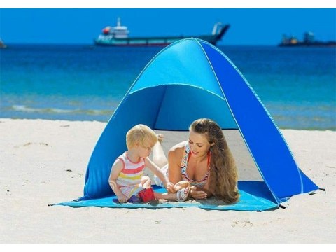 Nowoczesny namiot plażowy z funkcją szybkiego rozkładania i ochroną UV