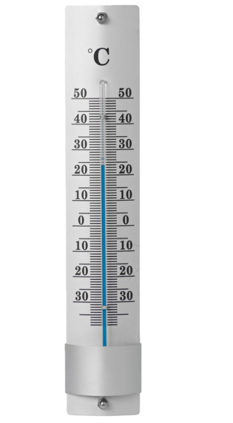 Termometr lodówkowy ALU-40 do +50 23cm XL Aluminium