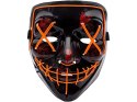 Maska LED świecąca LEDowa halloween impreza purge wysoka