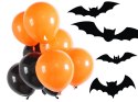 Zestaw balonów na Halloween - Czarno-pomarańczowy mix dla Twojej imprezy!