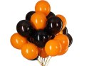Zestaw balonów na Halloween - Czarno-pomarańczowy mix dla Twojej imprezy!