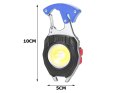 Nowoczesny brelok wielofunkcyjny 8w1 z latarką LED, otwieraczem i magnesem
